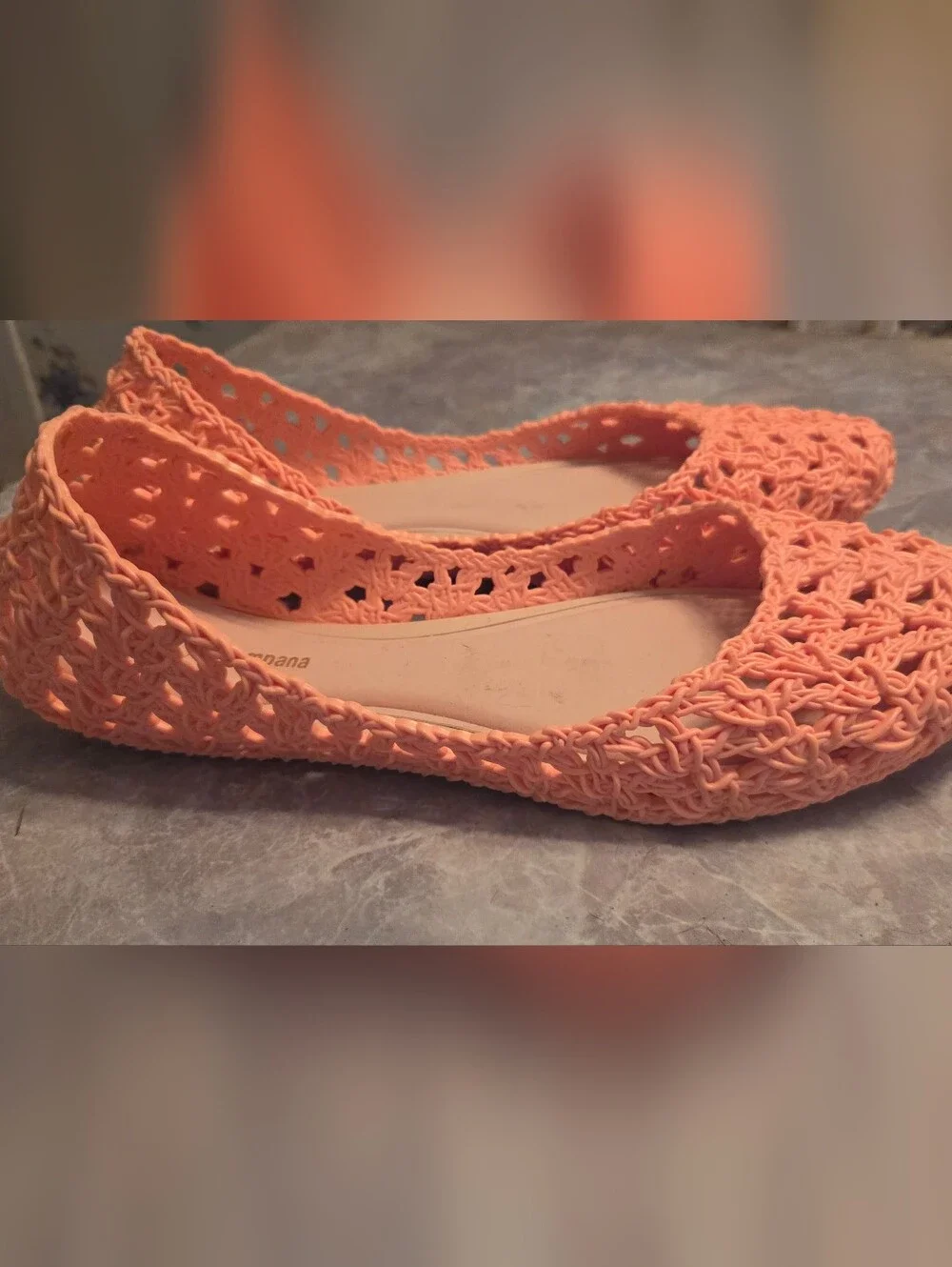 Melissa Pink Woven Flats - Women's - Picture 5 of 6